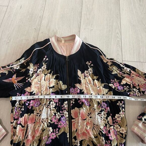 Spell & The Gypsy Collective's Blue Skies black bomber jacket - Size L - Picture 3 of 15